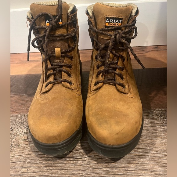 Ariat Men's Turbo 6" Waterproof Carbon Toe Work Boot; 9.5 EE - Picture 2 of 8